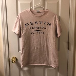🌼Pink Destin Florida Tee